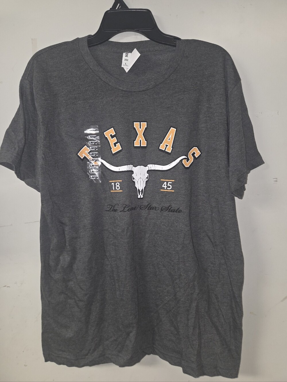 Texas Longhorn Graphic Tee - Charcoal